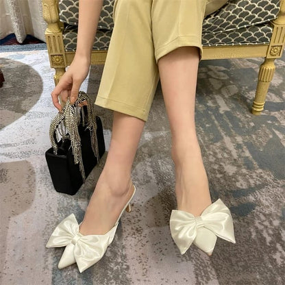 Zara Big Bowed Heel