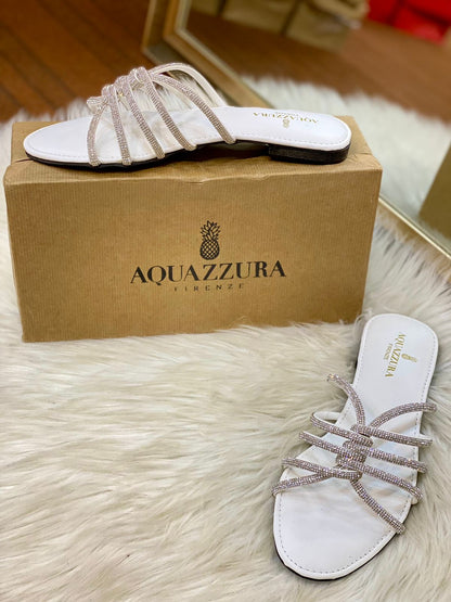 Aquazurra Rhinestone Flats