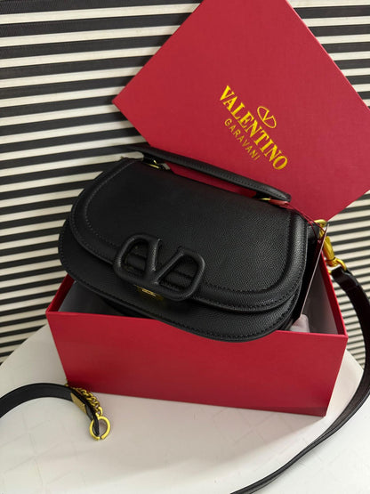 Valentino Garavani Vsling Leather Shoulder Bag