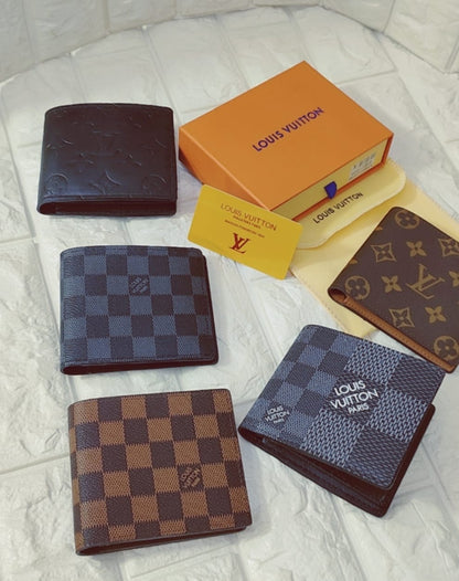Louis Vuitton Men Leather Wallets