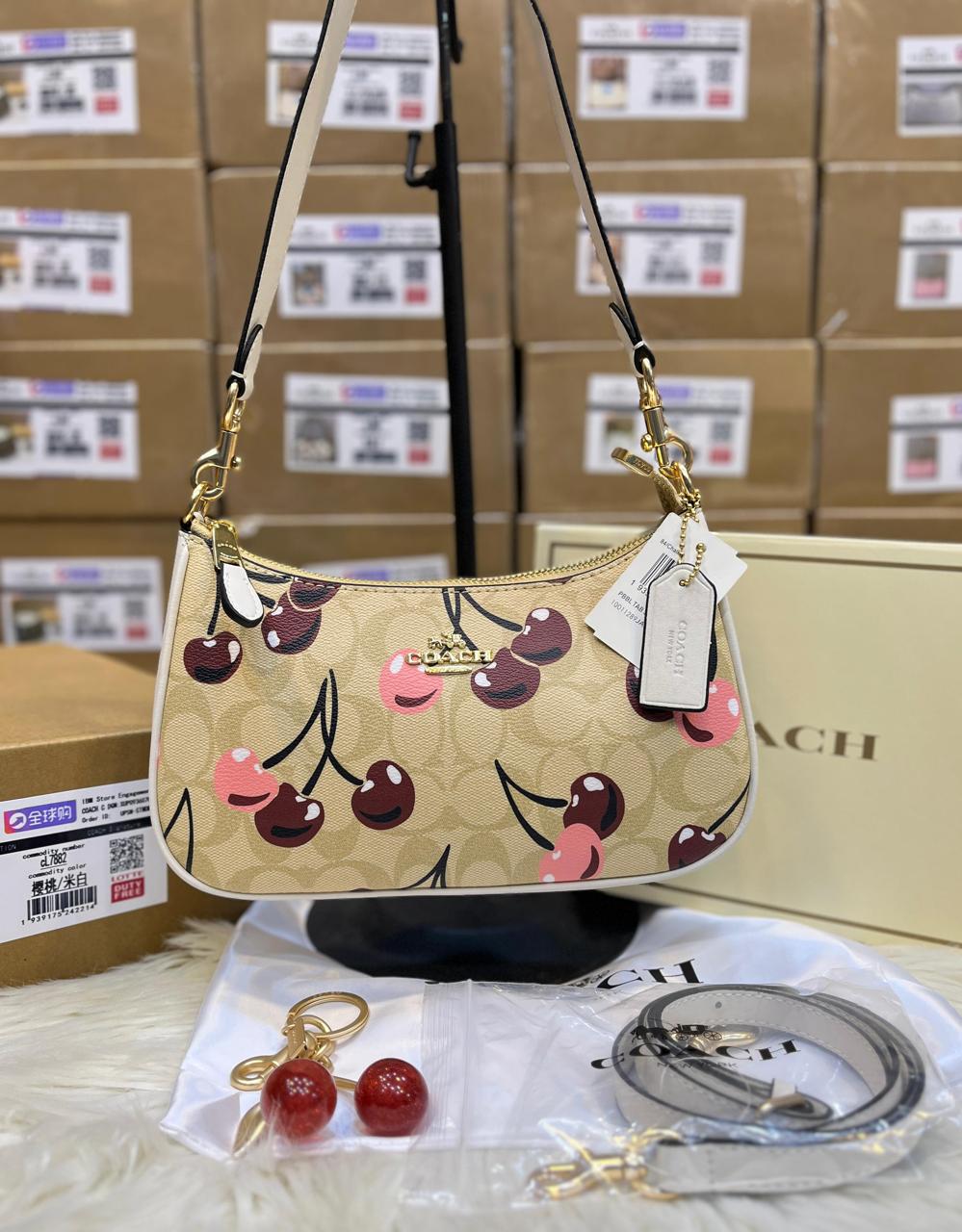 Coach Teri Shoulder Bag In Signature Canvas