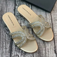Charles & Keith Embroided Sandals