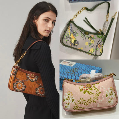 Tory Burch T Monogram Jacquard Shoulder Bag