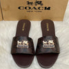 Coach Leather Crafted Sandals