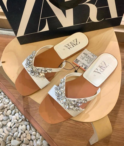 Zara Stone Sandals