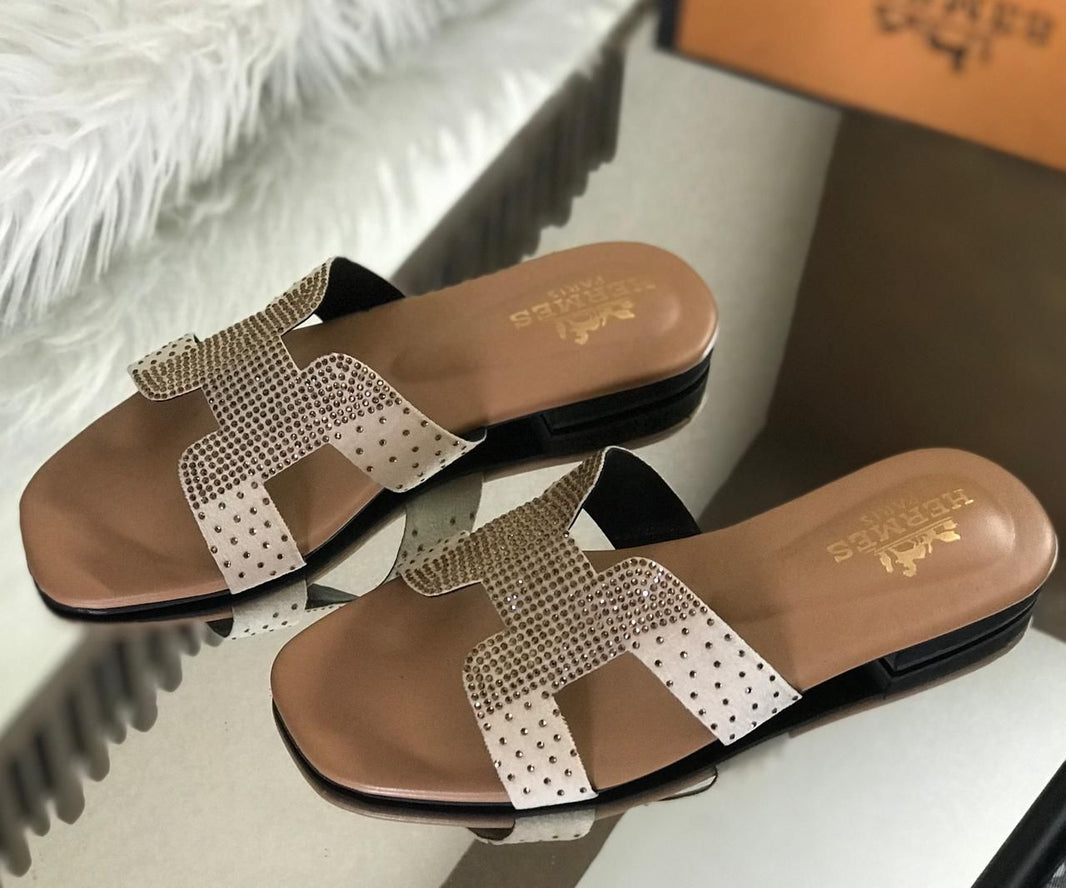 Hermes Quartz Stone Slippers