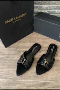 Saint Laurent Craze Slippers