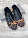 Lv bow Flat Pumps