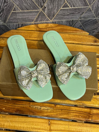 Jimmy Choo Bow Liva flats