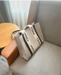 Chloe Canvas Woody Tote