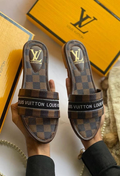 Louis Vuitton Leather Crafted Sandals