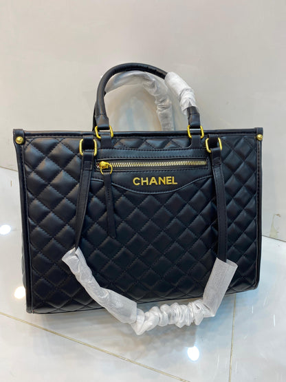 Chanel Quited Double Strap Handbag