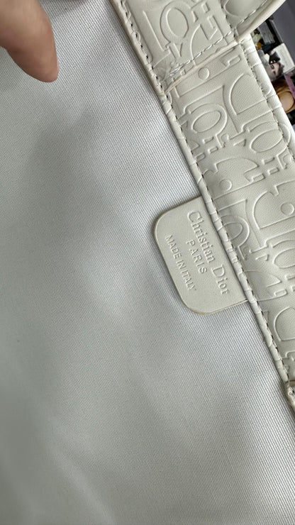 Christian Dior Leather Tote Bag