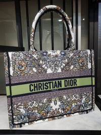 Dior Large Book Tote Solids Multi