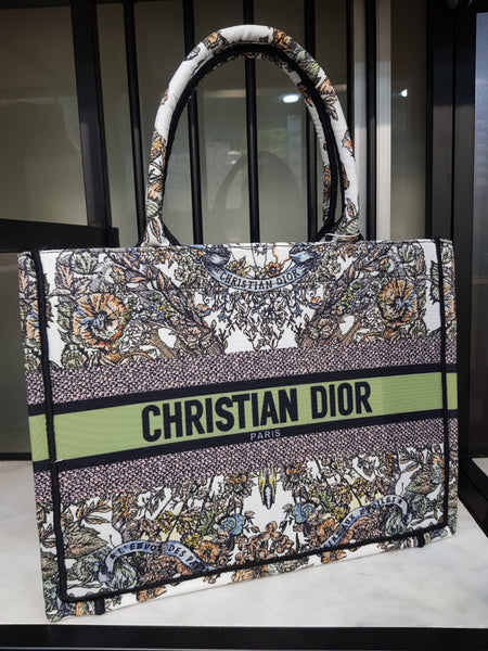 Dior Large Book Tote Solids Multi