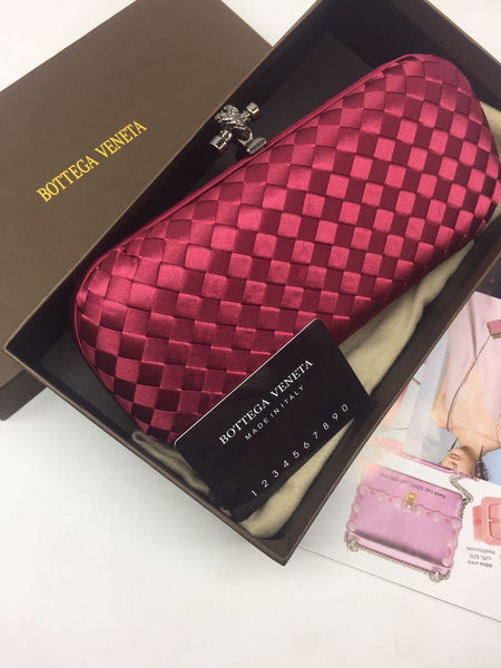Bottega Veneta Satin Large Clutch