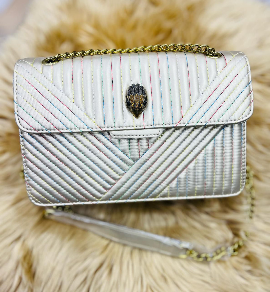 Kurt Geiger  Medium Kensington Rainbow Stitch Bag