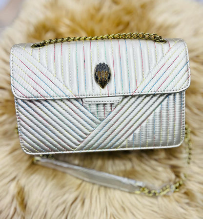 Kurt Geiger  Medium Kensington Rainbow Stitch Bag