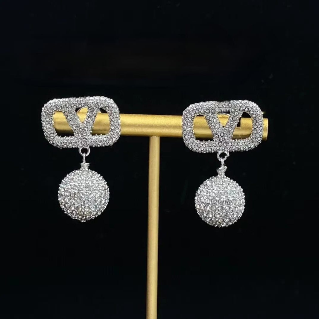 Valentino Diamond Crafted Small Earrings