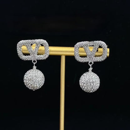 Valentino Diamond Crafted Small Earrings