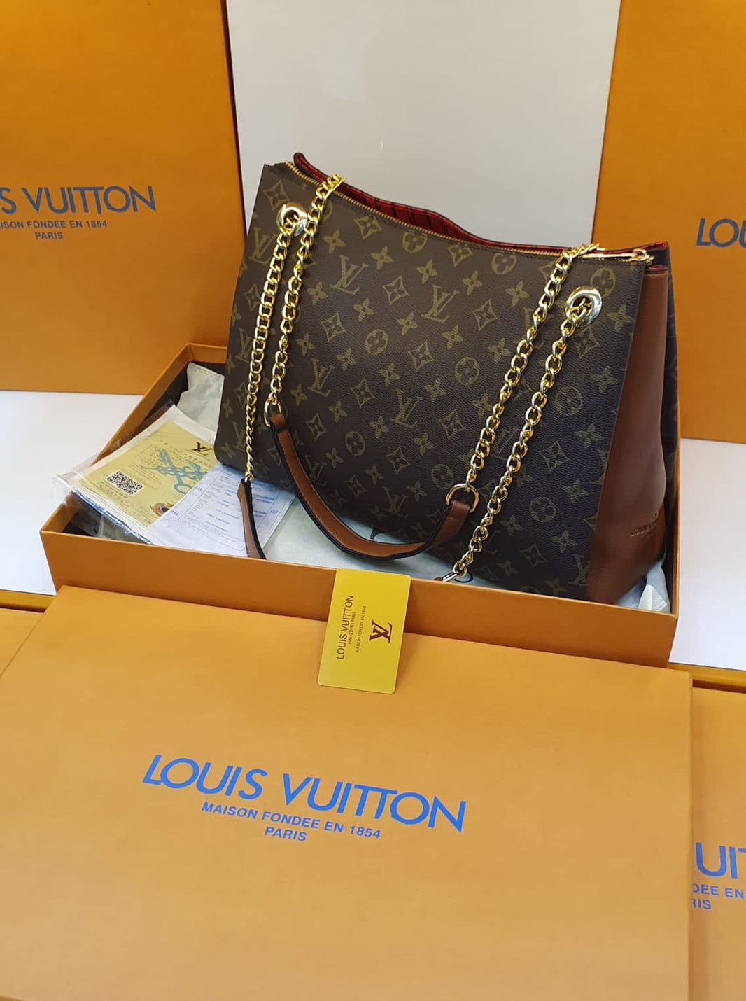 Louis Vuitton Monogram Brown Shoulder Bag
