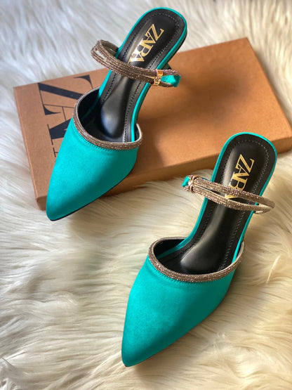 Zara Miasa Suede Heels