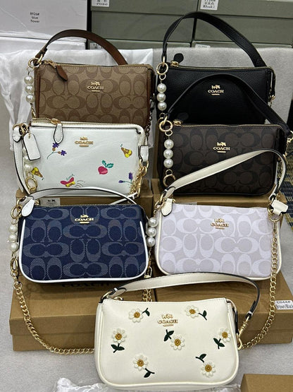Coach Mm Pearl Strap Shoulder Bag