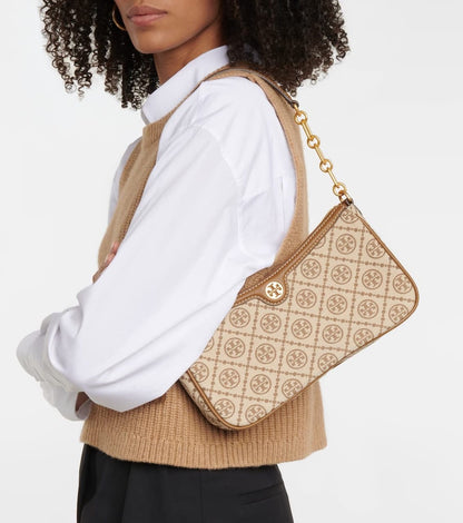 T Monogram Jacquard Studio Bag