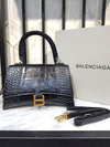 Balenciaga Women Hourglass Small Leather Bag