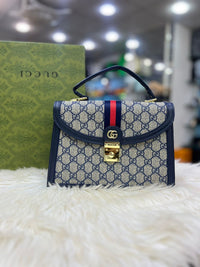 Gucci Leather Crafted 'GG' Crossbody