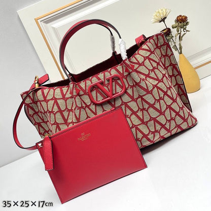 Valentino Cowhide Quilted Tote