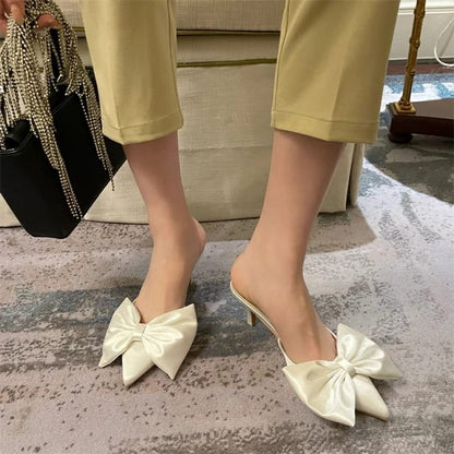 Zara Big Bowed Heel