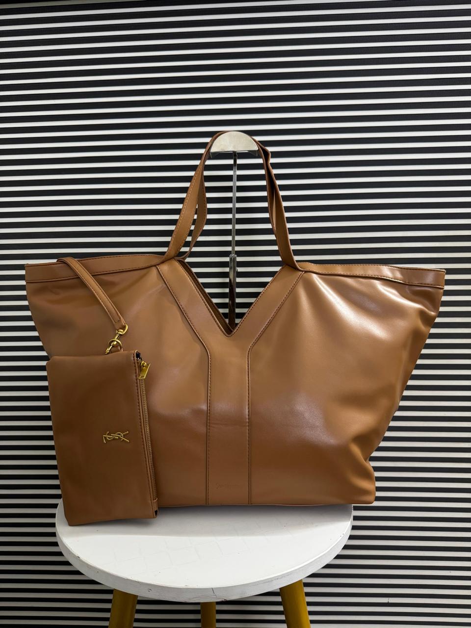 Saint Laurent Y Leather Tote Bag