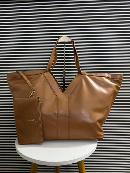 Saint Laurent Y Leather Tote Bag