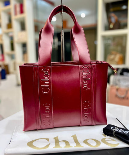 Chloe Cowhide Leather Tote