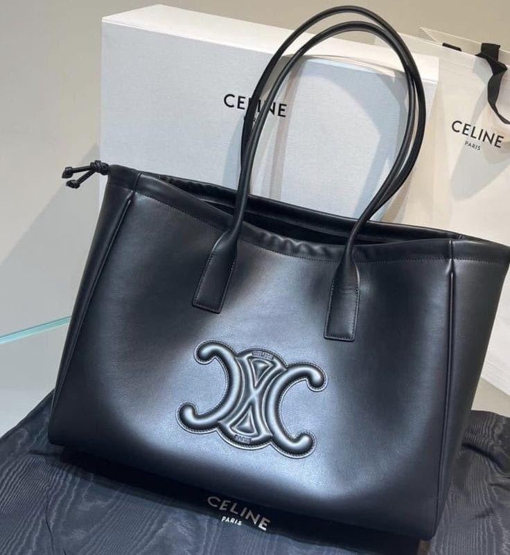 Celine Leather Crafted Tote