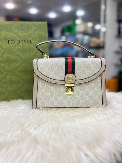 Gucci Leather Crafted 'GG' Crossbody