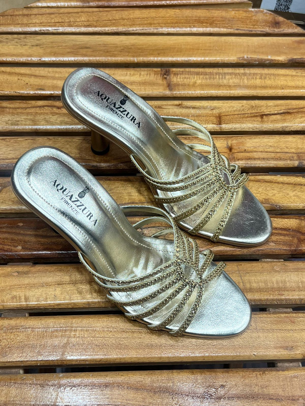 Aquazzura Embroidery Heels