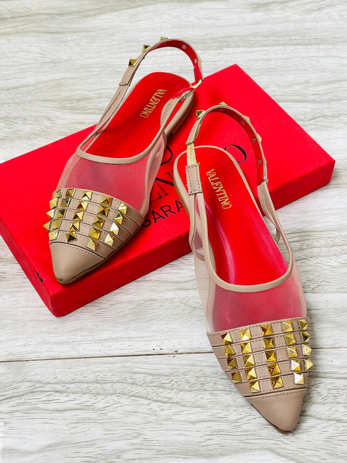 Valentino Flat Fobe Pumps – Yantra