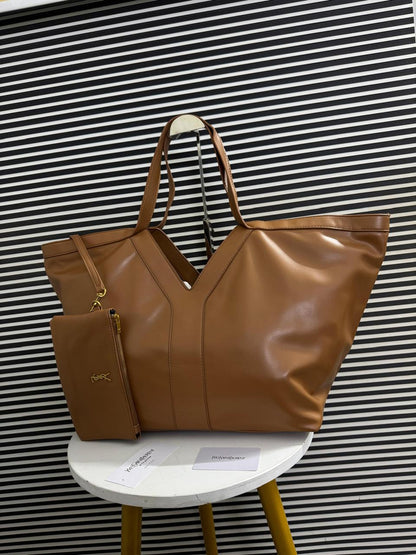 Saint Laurent Y Leather Tote Bag
