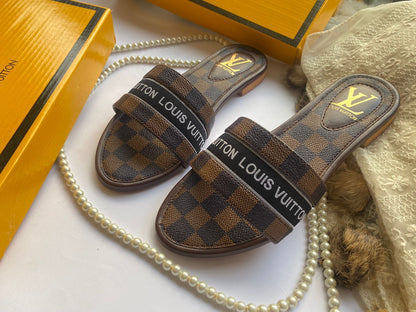 Louis Vuitton Leather Crafted Sandals