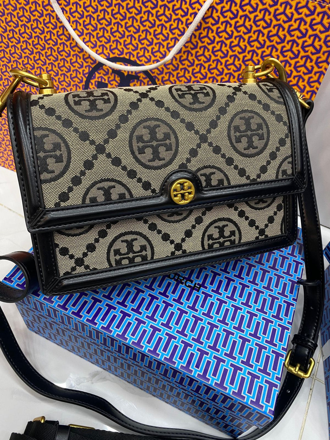 Tory Burch Small Canvas Multi Crossbody