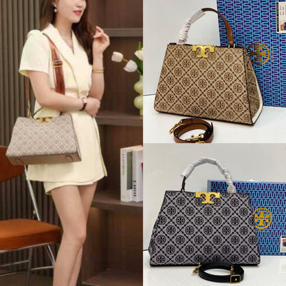 Tory Burch Eleanor Spazzolato Canvas Bag