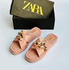 Zara Cross Wedges