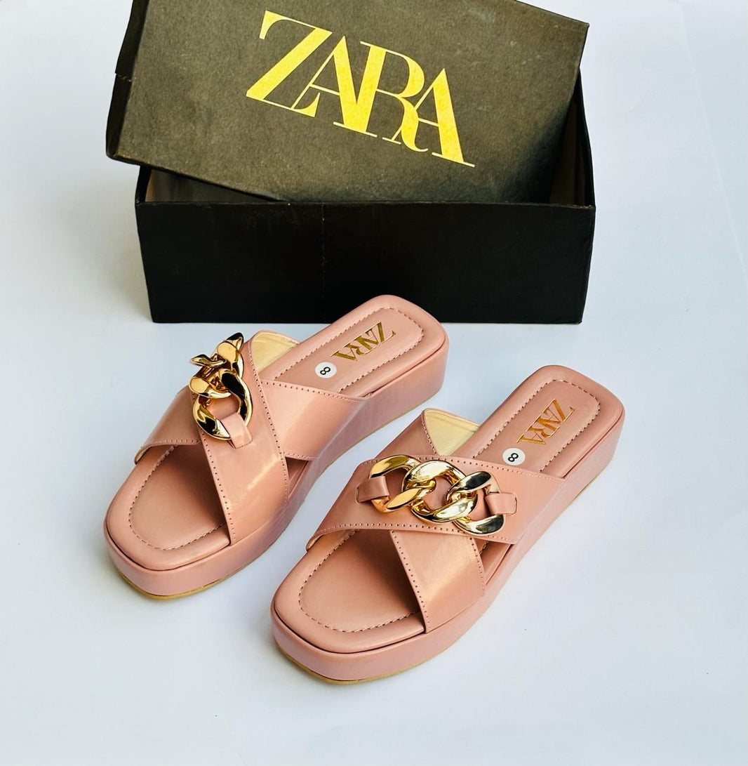 Zara Cross Wedges