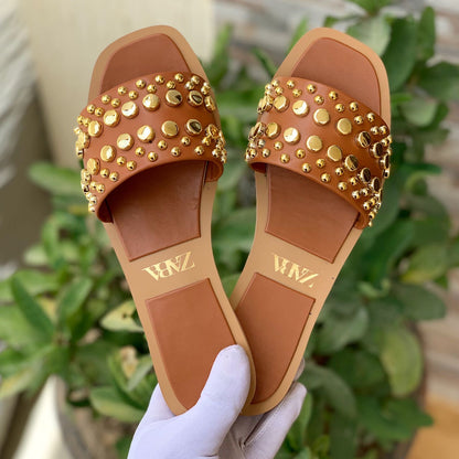 Zara Studded Sandals