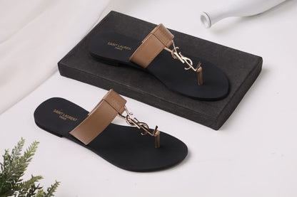 Saint Laurent Patent Sia Sandals