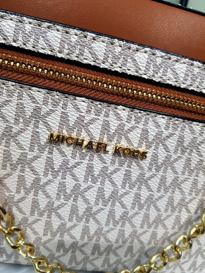 Michael Kors Jet Set Large Logo Crossbody Bag