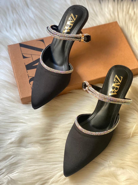 Zara Miasa Suede Heels