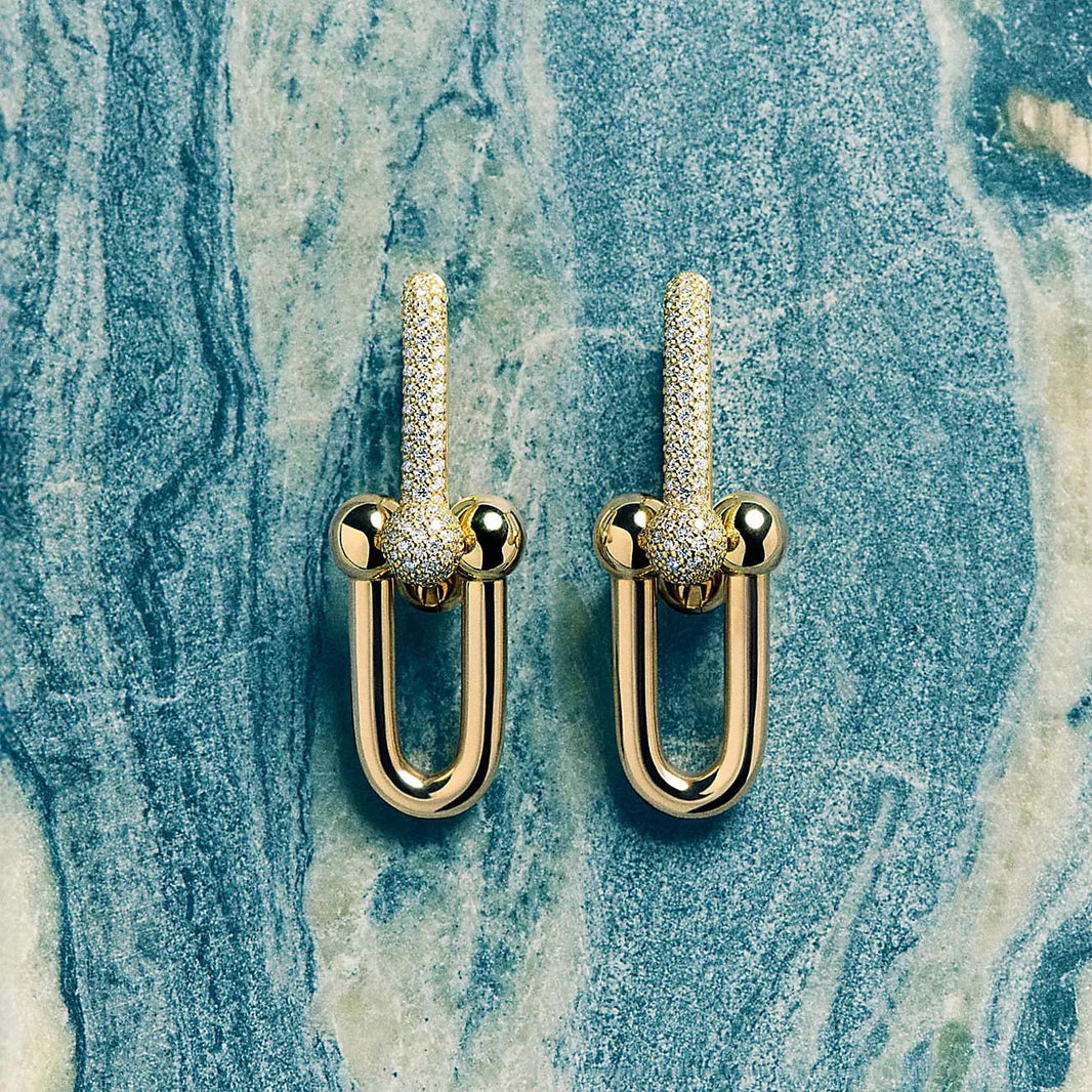 Tiffany & Co Large Link Earrings